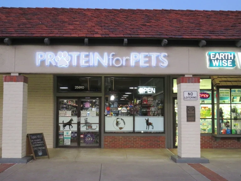 Protein for Pets, a dog-friendly pet supply store in Valencia, California
