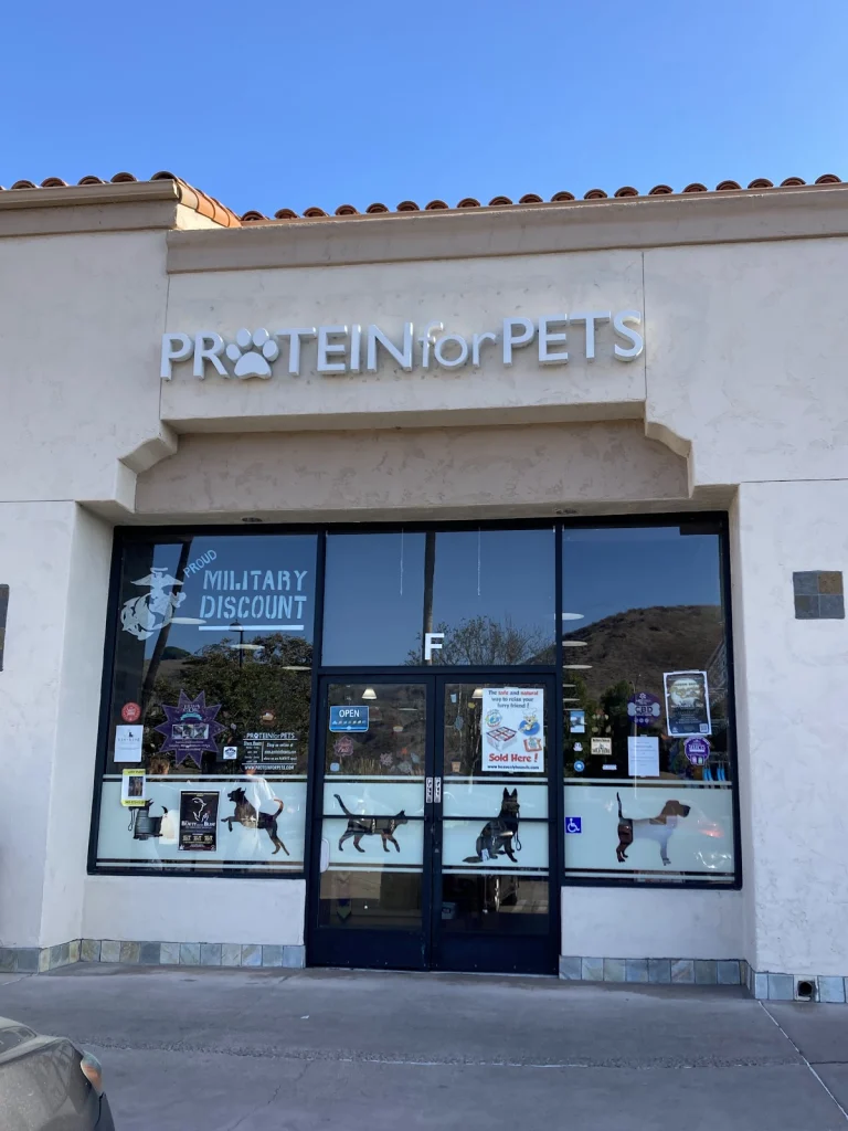 Protein for Pets, a dog-friendly pet supply store in San Clemente, California