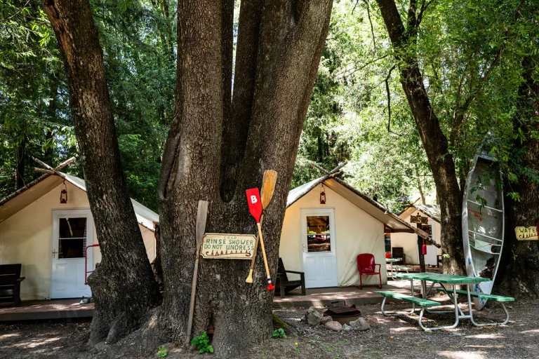 River Bend Resort, a dog-friendly campground in Forestville, California