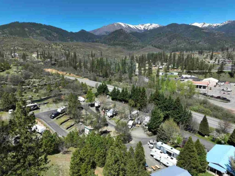 Sidney Gulch RV Park, a dog-friendly campground in Weaverville, California