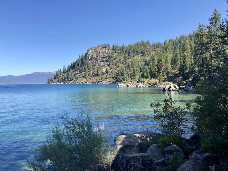 Skunk Harbor, a dog-friendly hiking trail in Incline Village, California