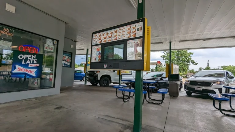 Sonic Drive-In, a dog-friendly restaurant in Merced, California