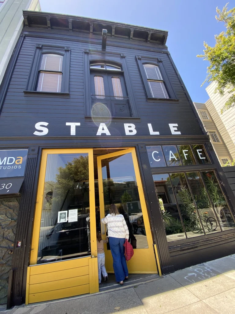 Stable Café, a dog-friendly restaurant in San Francisco, California