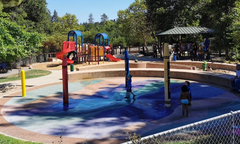 Stulsaft Park, a dog-friendly park in Redwood City, California