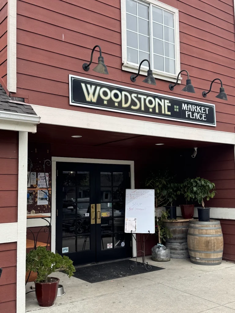 Woodstone Marketplace, a dog-friendly pet supply store in Avila Beach, California