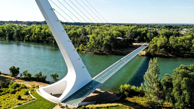 Sundial Bridge in Redding, CA